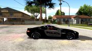 Aston Martin Vanquish Police Version (IVF) для GTA San Andreas миниатюра 5