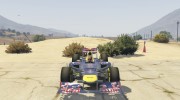 Red Bull F1 v2 redux para GTA 5 miniatura 2