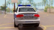 Audi S4 - Croatian Police Car for GTA San Andreas miniature 7