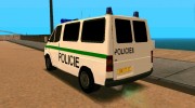 Ford Transit Police для GTA San Andreas миниатюра 4