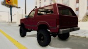 Ford Bronco 1985 Lifted для GTA San Andreas миниатюра 3