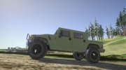 Hummer H-1 ВСУ para GTA San Andreas miniatura 4