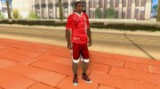 Футболка клуба Арсенал для GTA San Andreas миниатюра 5