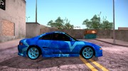 Toyota MR2 Drift Blue Star для GTA San Andreas миниатюра 4