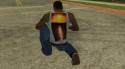 Белая майка, красивый закат para GTA San Andreas miniatura 4