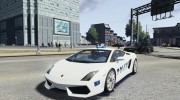 Lamborghini Gallardo LP560-4 Polizia for GTA 4 miniature 1