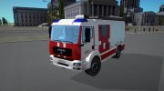 MAN TGA Пожарный for GTA San Andreas miniature 1