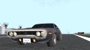 Plymouth GTX Roadrunner 1972 Fate Of Furious 8 для GTA San Andreas миниатюра 1