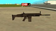 Battlefield Hardline Scar-H for GTA San Andreas miniature 2