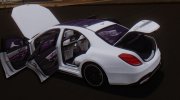 Mercedes-Benz S63 W222 2018 для GTA San Andreas миниатюра 10