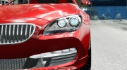 BMW 6 Series Gran Coupe 2013 [Beta] para GTA 4 miniatura 12