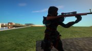 Nano Sniper Girl from Warface for GTA San Andreas miniature 3