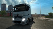 Mercedes Actros MP4 DHL Tandem для Euro Truck Simulator 2 миниатюра 7