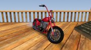 GTA V Western Motorcycle Zombie Chopper V1 для GTA San Andreas миниатюра 1