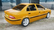 Iran Khodro Samand LX Taxi for GTA 4 miniature 5