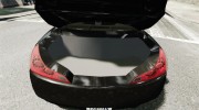 Infiniti G37 Coupe Sport для GTA 4 миниатюра 15