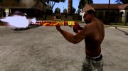 Новогодний дробовик SPAS-12 из WarFace для GTA San Andreas миниатюра 3