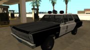 Plymouth Belvedere SW 1965 LAPD для GTA San Andreas миниатюра 1