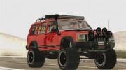 Jeep Cherokee 1998 Off Road 4x4 for GTA San Andreas miniature 4