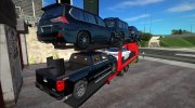 Volvo FMX Euro 5 Car carrier with full trailer para GTA San Andreas miniatura 4