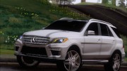 Mercedes-Benz ML 63 AMG 2014 para GTA San Andreas miniatura 11