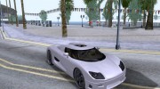Koenigsegg CCRT for GTA San Andreas miniature 1