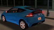 Honda CR-Z 2010 для GTA Vice City миниатюра 4