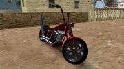 GTA V Western Motorcycle Zombie Bobber V1 для GTA San Andreas миниатюра 1