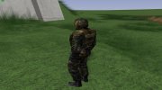 Член группировки Эскадрон Смерти в бронекостюме «СКАТ-9М» из S.T.A.L.K.E.R para GTA San Andreas miniatura 4