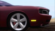 Dodge Challenger SRT8 2009 для GTA San Andreas миниатюра 8