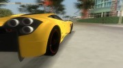 Pagani Huayra TT Black Revel for GTA Vice City miniature 4