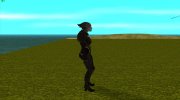 Самара в черном одеянии из Mass Effect для GTA San Andreas миниатюра 4