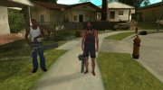 Маньяк с миниганом para GTA San Andreas miniatura 1
