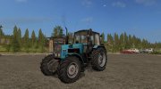 Мод Беларус 1221 МТЗ голубой версия 1.0 for Farming Simulator 2017 miniature 1