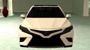 Toyota Camry XSE 2019 Lowpoly для GTA San Andreas миниатюра 2