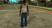 Белая майка Калаша (легендарная) para GTA San Andreas miniatura 2