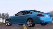 BMW M4 (HQLM) para GTA San Andreas miniatura 3
