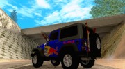 Jeep Wrangler Red Bull 2012 для GTA San Andreas миниатюра 2