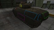 Контурные зоны пробития T1 Heavy for World Of Tanks miniature 3