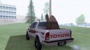2010 Toyota Hilux для GTA San Andreas миниатюра 2