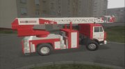 Пожарный КамАЗ-43252 АЛ-50 для GTA San Andreas миниатюра 2