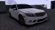 Mercedes-Benz C63 AMG V12 for GTA San Andreas miniature 3