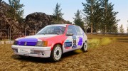 Peugeot 205 Rally для GTA 4 миниатюра 1