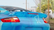 Porsche 911 Turbo Blue Star для GTA San Andreas миниатюра 6