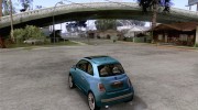 Fiat 500 C для GTA San Andreas миниатюра 3