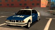 BMW 525i (E34) ГАИ 1991 para GTA San Andreas miniatura 1