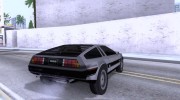 1983 DeLorean DMC-12 для GTA San Andreas миниатюра 3