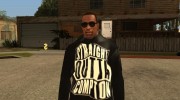 Толстовка Straight Outta Compton для GTA San Andreas миниатюра 1