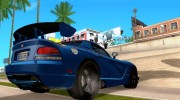 Dodge Viper SRT-10 ACR для GTA San Andreas миниатюра 4