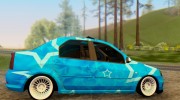 Dacia Logan Blue Star для GTA San Andreas миниатюра 3